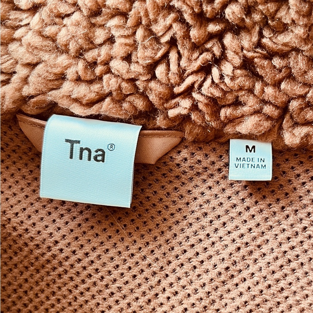TNA Rust Sherpa Zip-Up Vest - Picture 2 of 16